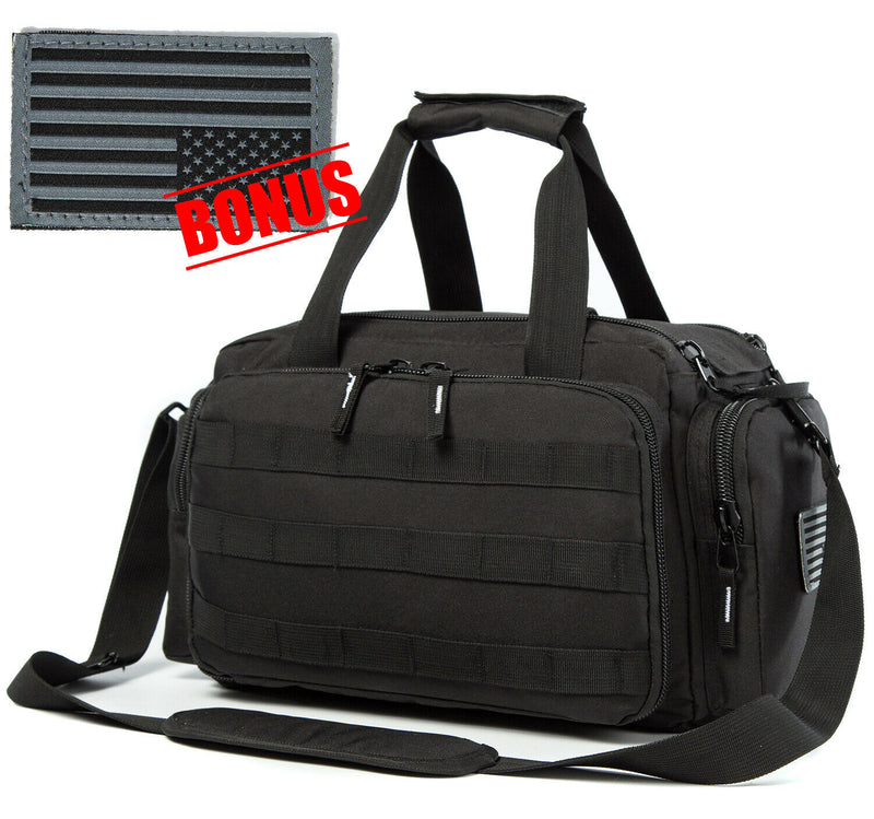 Liciko Range Bag Water-Resistant Tactical Gun Range Bag for Handguns Shooting Hunting bags